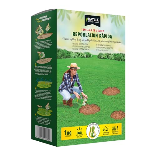 Semillas Batlle - Césped Repoblación Rápida - 1kg