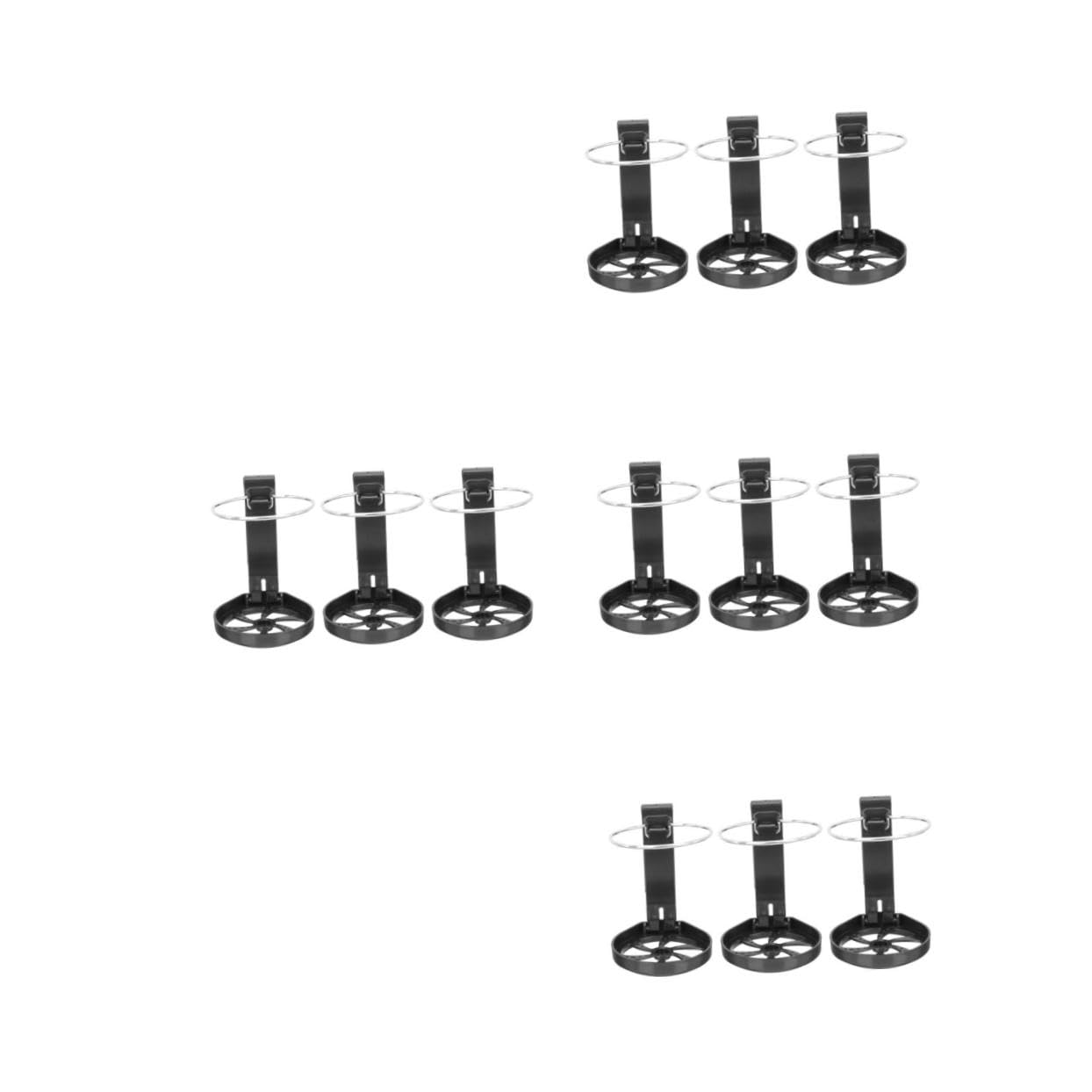 Alipis 4 Ensembles Support De Tasse De Voiture Porte Bouteille Et Porte Gobelet pour Organisateur De Rangement Multifonctionnel Inoxydable Et Accessoire De Voiture Noir 3 Pièces * 4