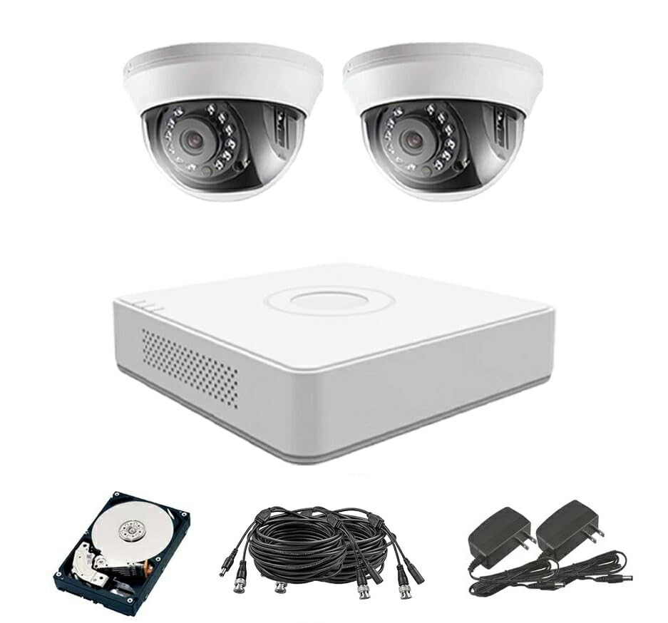 Amazon.co.jp: 243万画素 防犯カメラセット コンパクト