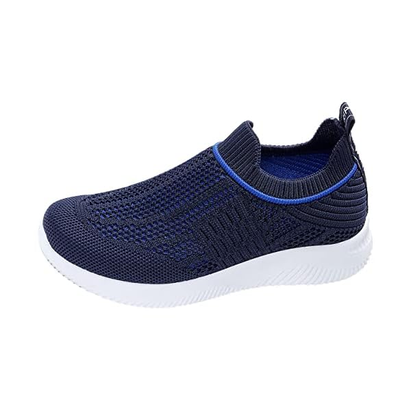 ZHILETAO Boys Girls Running Shoes Lightweight Lace up Walking Sneakers for Little Kids/Big Kids