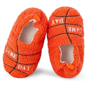 KAKU NANU Toddler Kids Slippers Cute Animal Cartoon Shoes Girls Boys Warm Fleece Winter Household Slippers