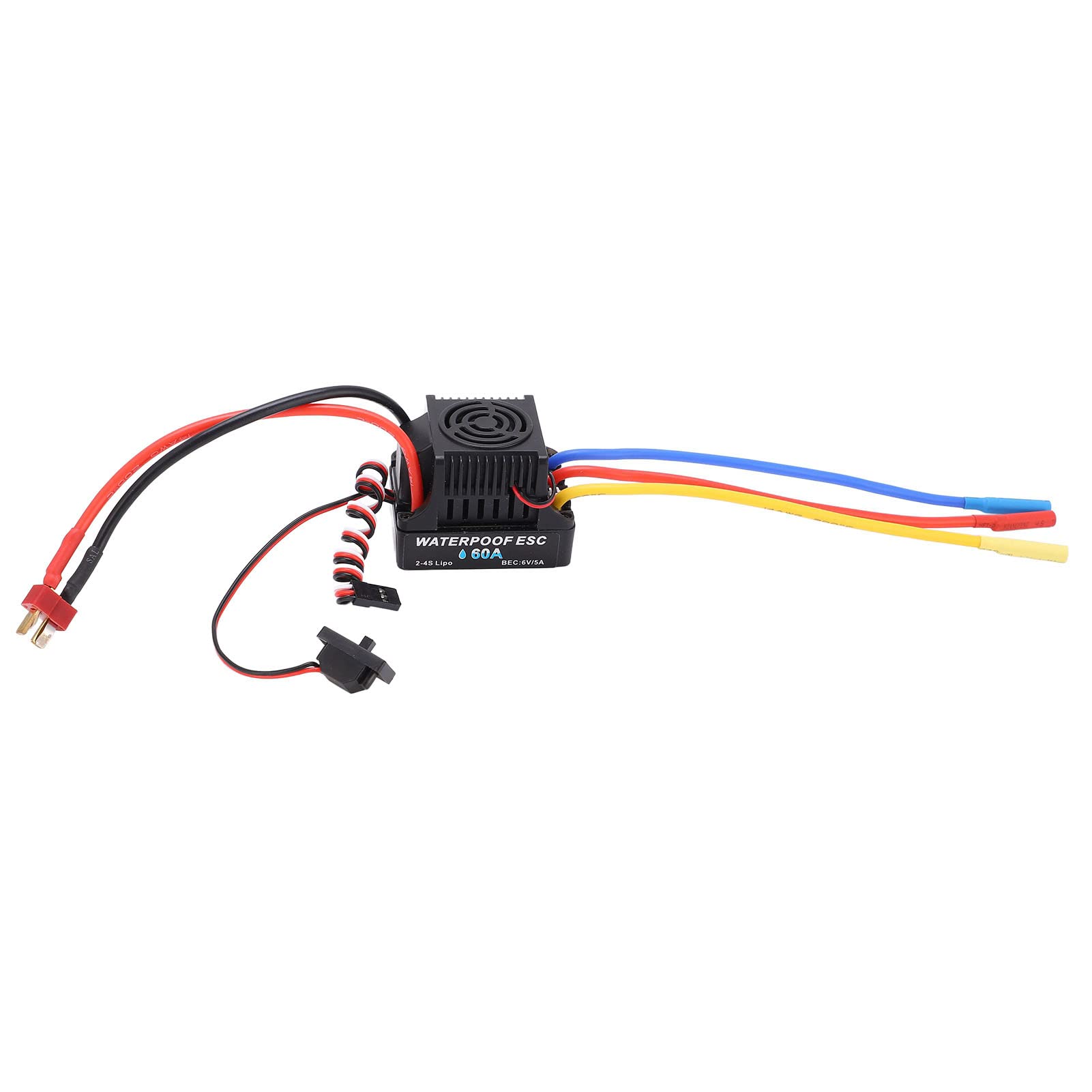 Motor sin escobillas impermeable de 3650 3100KV con regulador electrónico de velocidad de 60 A, conjunto combinado de alto rendimiento de 900 W para coche RC 1/10, incluye enchufe