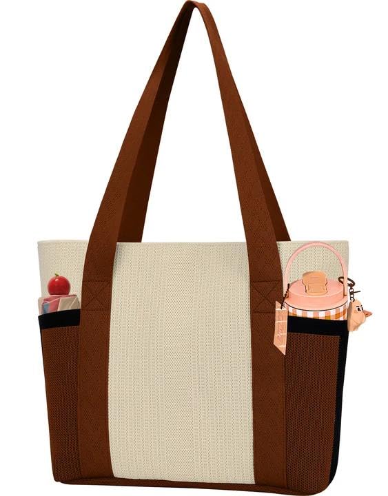 Image of Tote Bag for Women, Lightweight Handbag Bags, Shoulder Hobo Bag for Daily, Travel, School, Teacher