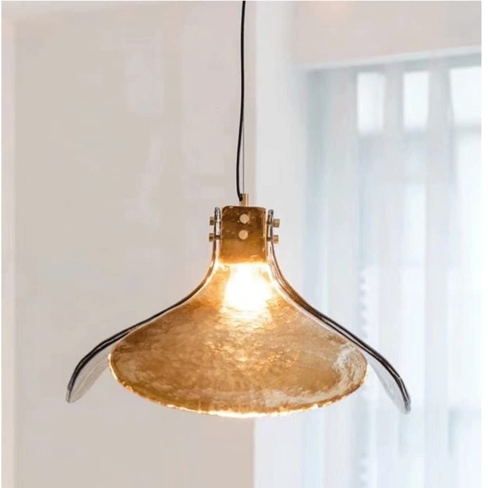 Luksusowa szklana lampa wisząca w kształcie kwiatu