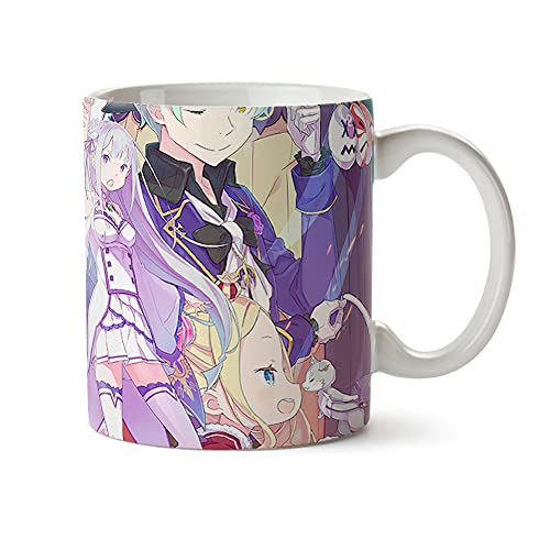 Caneca Re Zero Starting Life Emilia e Personagens