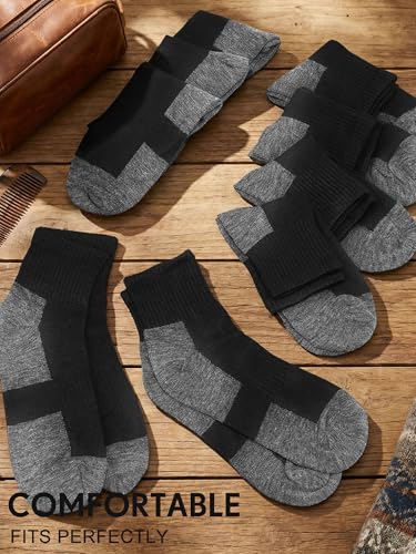 Image of Tarpop 100 Pairs Bulk Mens Socks Moisture Wicking Casual Sports Ankle Socks for Homeless Unisex Adult Men Women