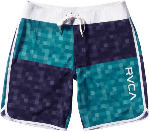 RVCA Men's Distressed Pixels Swim Trunk