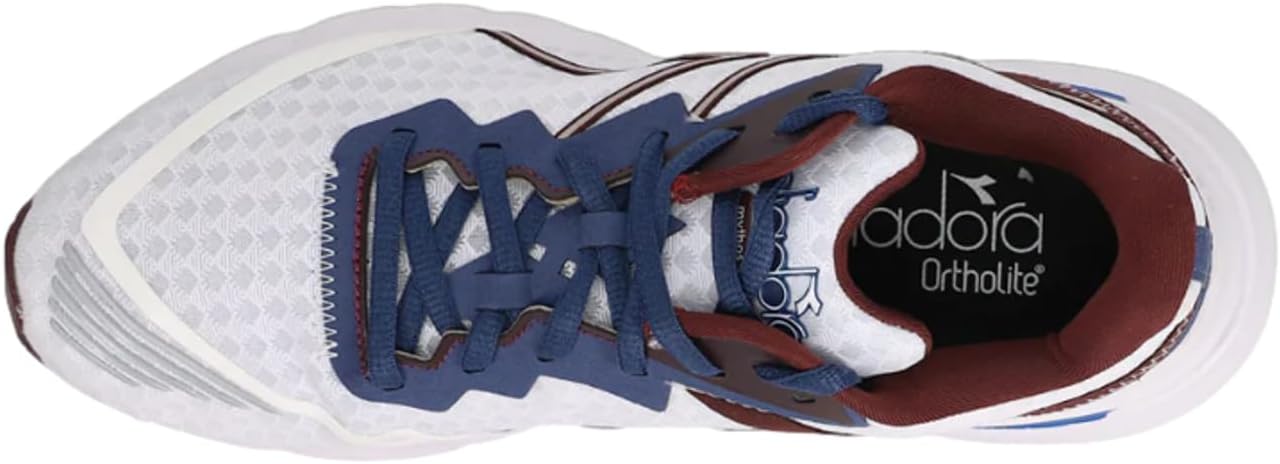 Diadora Womens Mythos Blushield Hip 5 Knit Trainers Running Shoes (White, US Footwear Size System, Adult, Women, Numeric, Medium, 8)