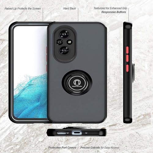 ILING Case for Honor 200 Pro 5G, Ultra-thin Translucent Matte Frosted PC Hard Back Cover - Image 2