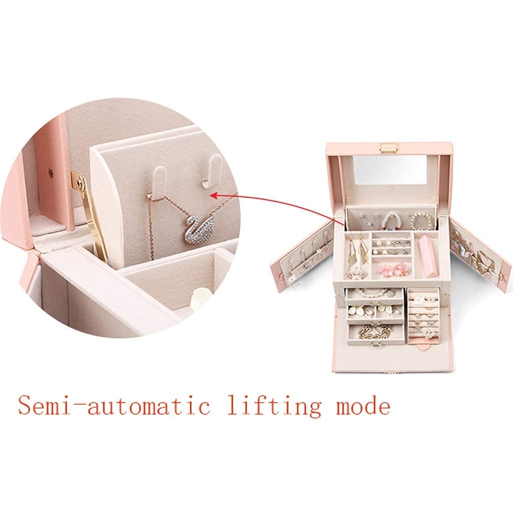 Amazon.co.jp: SDVantage ジュエリーボックス ジュエリーボックス 二層