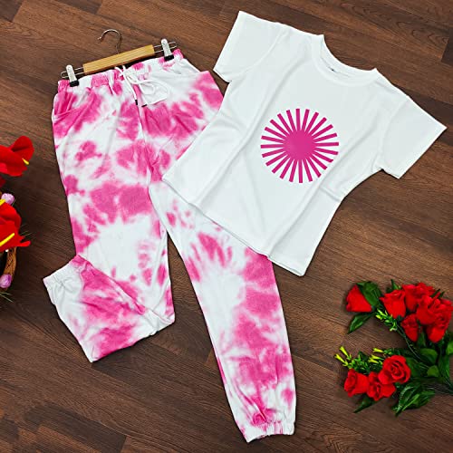 Image of DHRUVI TRENDZ Women Rayon Night Dress Full Pyjama Set