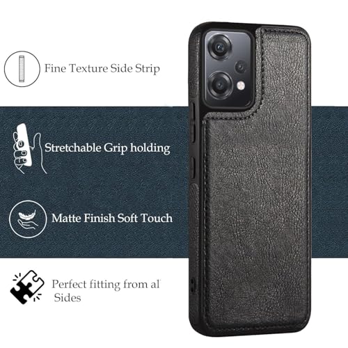 Image of MOBILOVE PU Leather Flexible Back Case Cover for | OnePlus Nord CE 2 Lite 5G (Black)