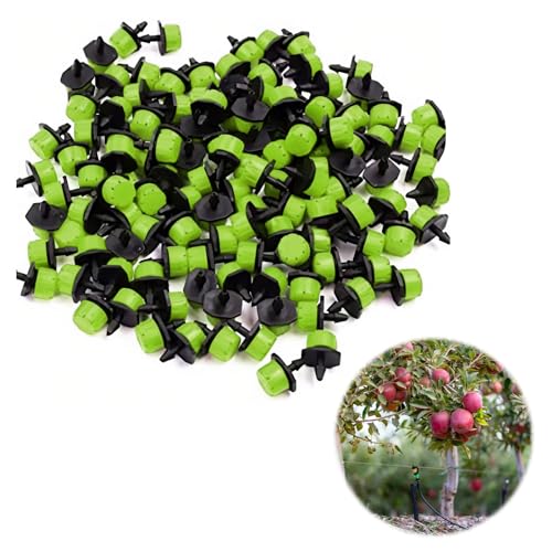 SEMINISMAR Micro gotero de riego, 50 unidades, plástico, tamaño ajustable, 360 grados, ahorra tiempo y agua, amplia aplicación, juego de riego por goteo