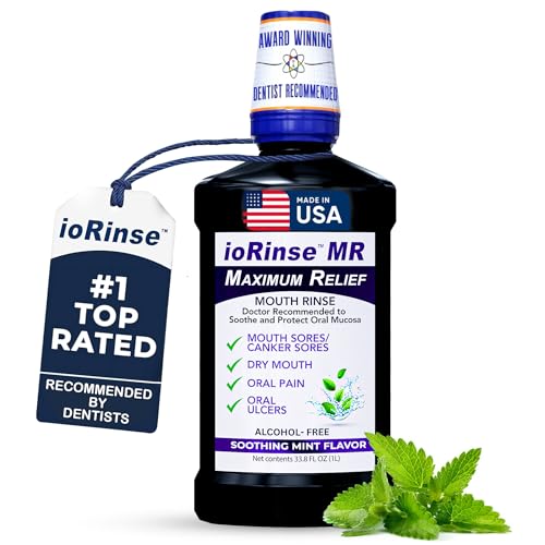 ioRinse MR: The Most Dentist & Oncologist-Recommended Oral Ulcer Rinse of its Kind. Maximum Relief...