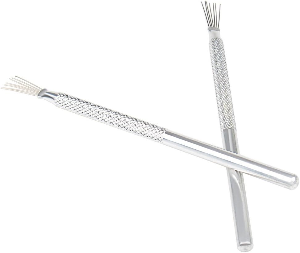 Pengxiaomei 2pcs Clay Needle Tools, Feather Wire Texture Tool for Clay Pottery Sculpting Texturing Modeling Tools