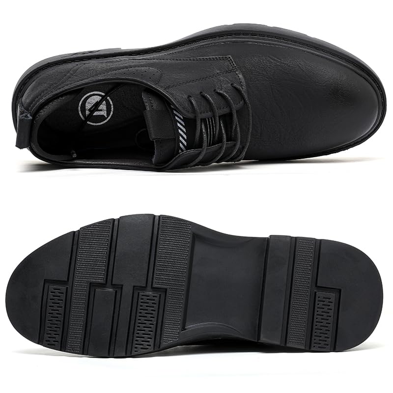 Image of kkdom Mens Dress Shoes Classic Lace up Formal Oxford Business for Men