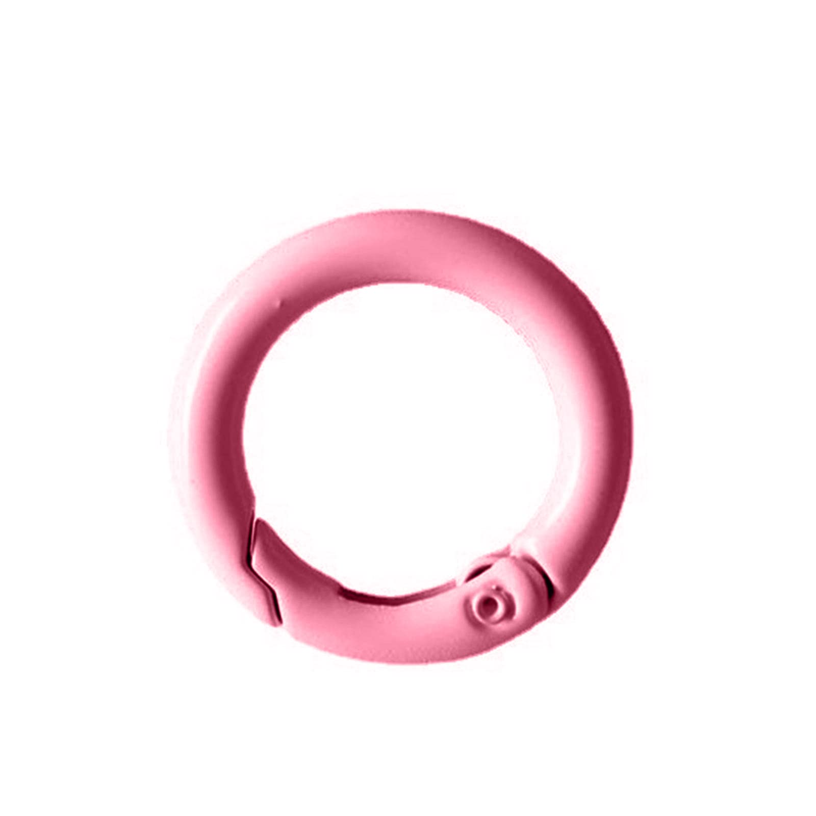 NEWFT 10pcs Spring O Rings Metal Split Rings Multifunction Accessory Household for Wallet Purse Schoolbag Party Decoration O Metal