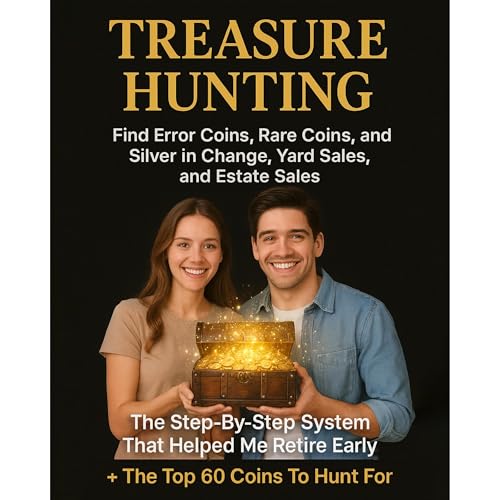 Treasure Hunting Find Error Coins, Rare Coins, and Silver in Change, Yard Sales, and Estate Sales Audiolibro Por Sam Sommer MBA arte de portada