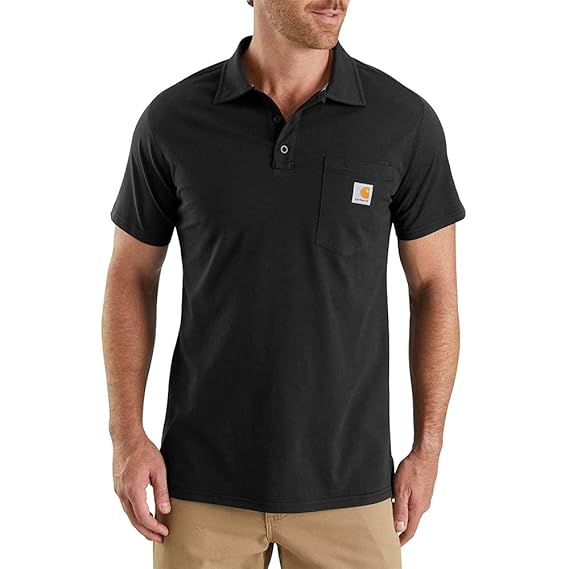 Carhartt polo shirt with pocket Clearance