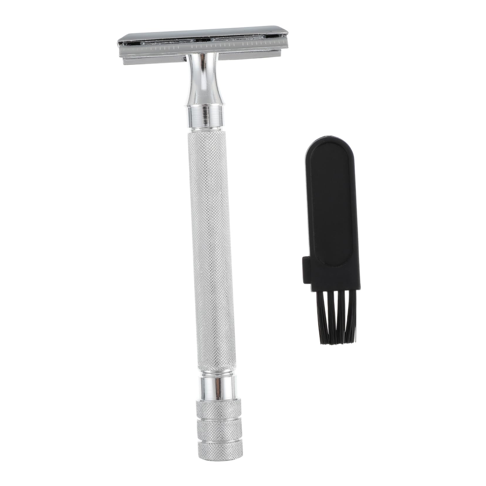 SHERCHPRY Classic Double Edge Safety Razor with Slip Handle Retro Shaving Tool for Men and Women Easy Operation for Durable and Resistant Design