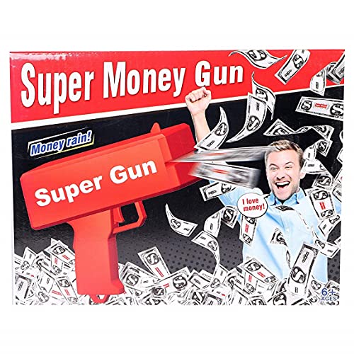 Image of Super Gun Indian Money Gun Cash Cannon for Punjabi Wedding, Parties and Fun Includes 100 Fake Dollars