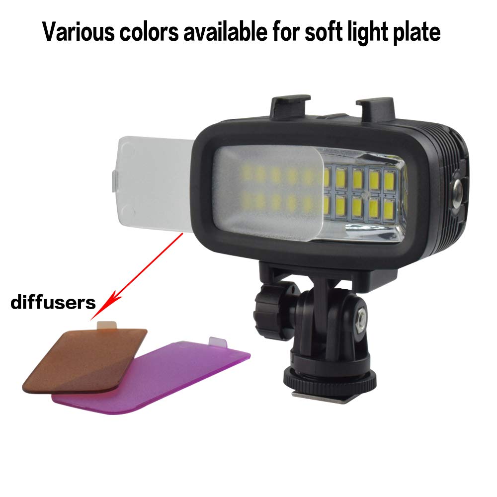 Sea frogs Sl-100 700lm plongée vidéo Collision lumière LED Lampe