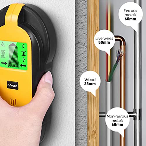 LCD-skärm Väggdetektor Trämetall Elektronisk Stud sensor strålfinnare 3 i 1 väggskanner, metalldetektor - Image 4