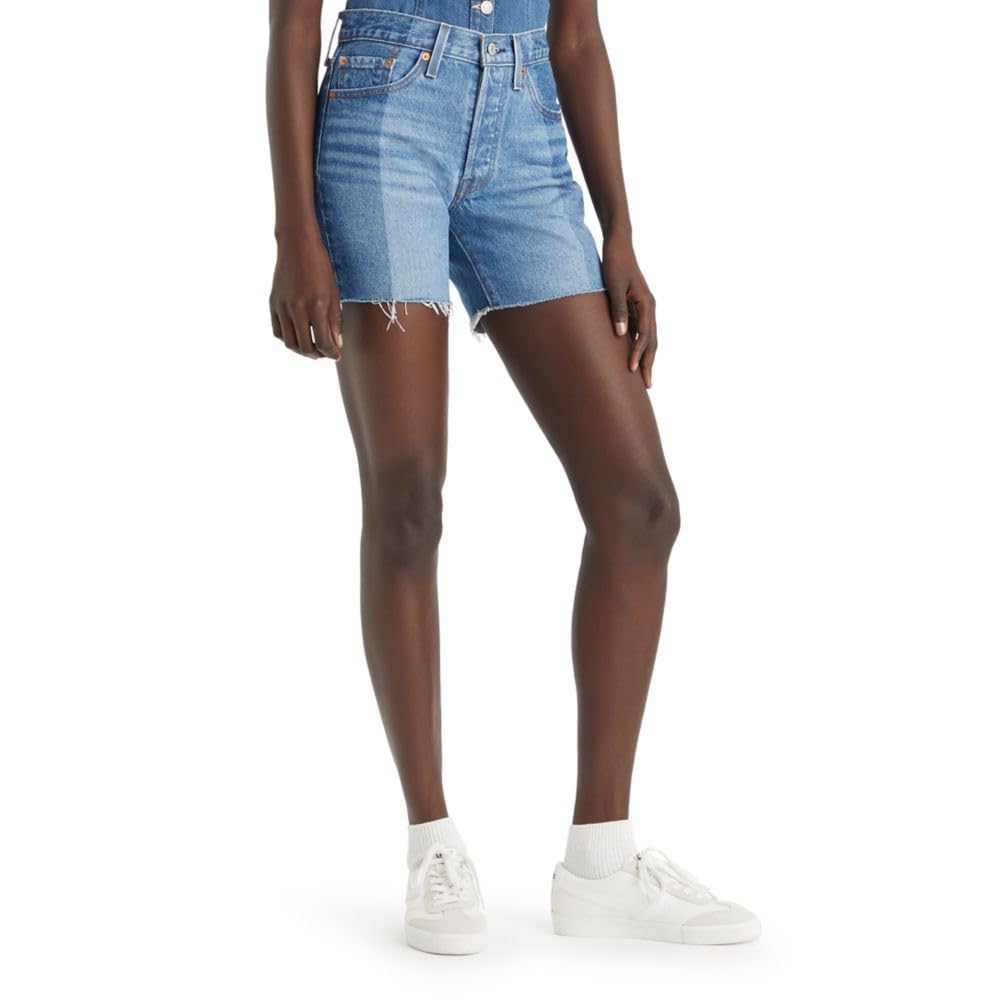 Levi's Women's 501® Mid Thigh Shorts Denim Shorts, Odeon, 26W