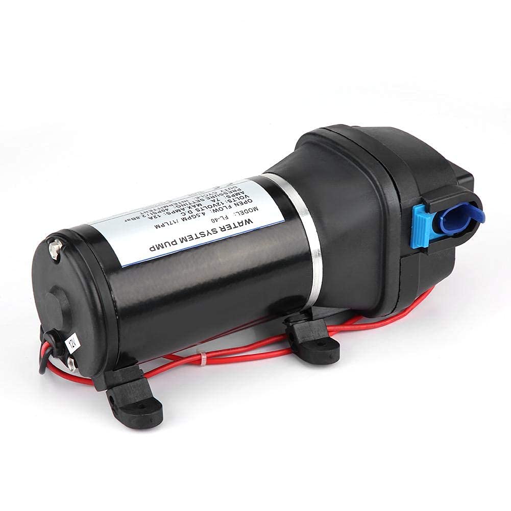 Selbstansaugende Membranpumpe automatischer Druckschalter 12V 4.5GPM 17 L/Min 40PSI mit Selbstansaugfunktion