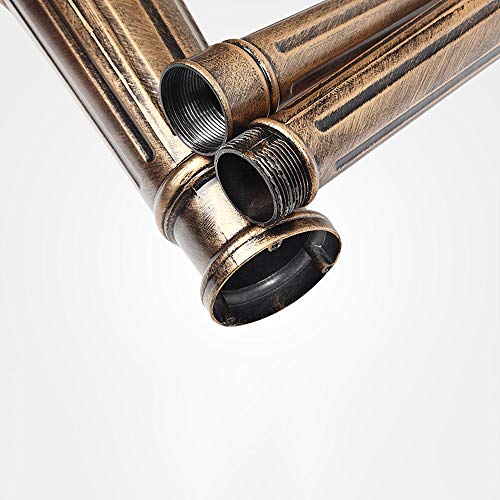 Tqxdd Vintage Courtyard Street Light Open Air High Pole Double Head With Pole Street Light With Seed Glass Ground Standard Lamp Company Family Villa Park Square Post Pillar Lantern Light Pathway #TOP5