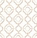 A-Street Prints Gallina Orange Trellis Wallpaper