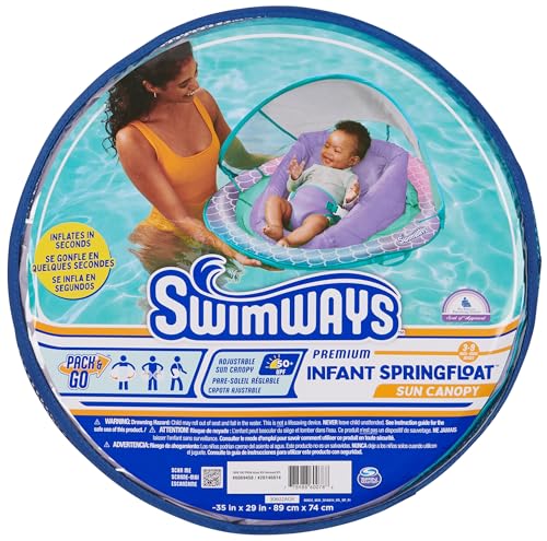 SwimWays Infant Spring Float with Canopy for Kids 3-9 Months - image 7