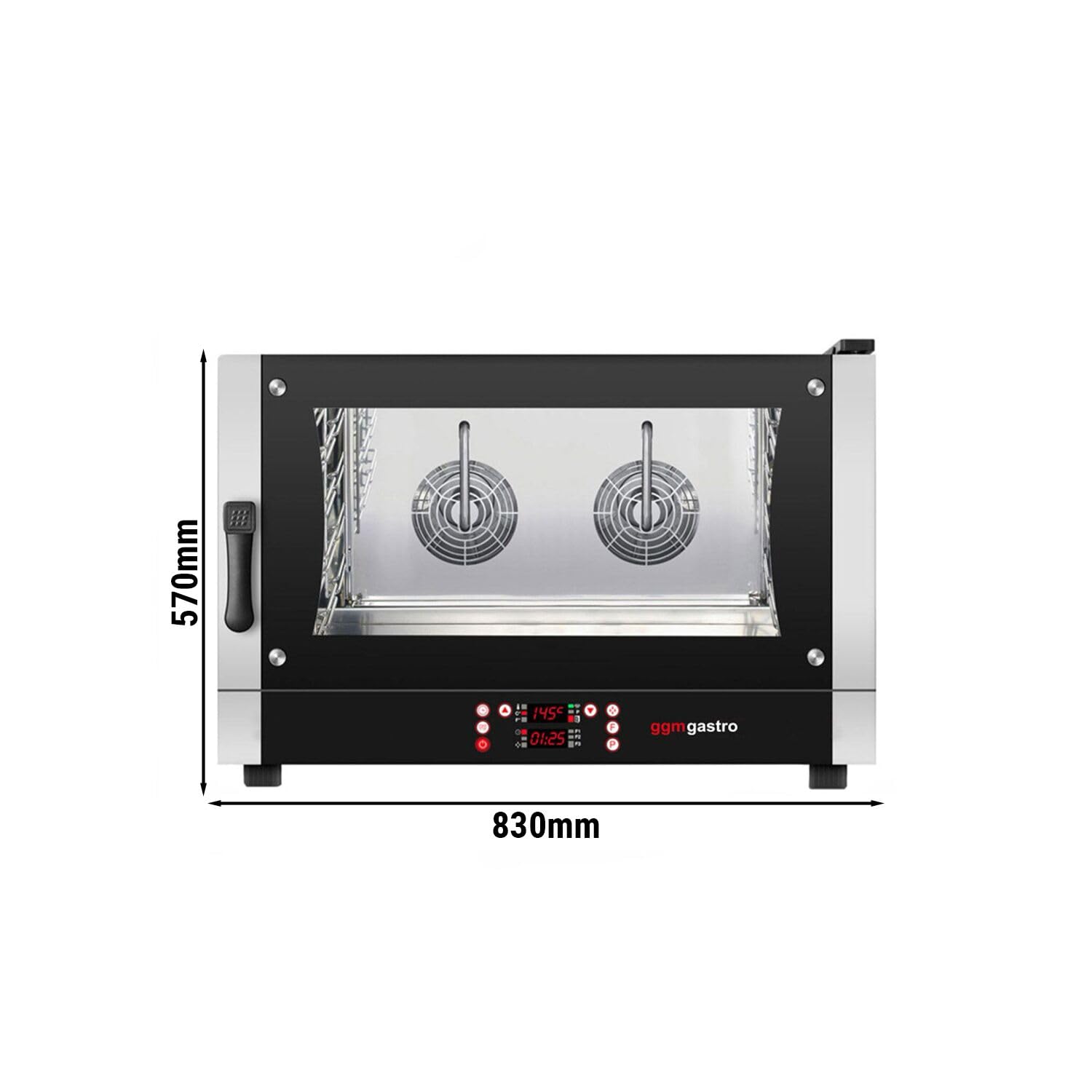 GGM Gastro | HB464 | Bäckerei-Kombidämpfer KOMPAKT - Digital - 4x EN 600x400