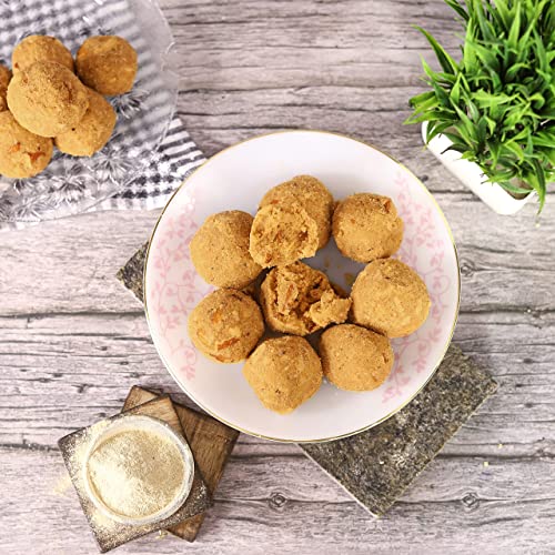 Image of Maa Mitahara Post Pregnancy Laddu with Ashwagandha - Natural Energy, Lactation Support & Immunity Booster for New Moms | Ayurvedic Superfood (1 kg, Ashwagandha)