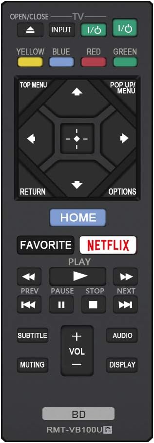 Discount 70% New RMT-VB100U RMT-VB201U Blu-Ray Player Remote Compatible with Sony Player BDP-BX150 BDP-BX350 BDP-BX550 BDP-BX650 BDP-S1500 BDP-S2500 BDP-S2900 BDP-S3500 BDP-S4500 BDP-S5500 BDP-S6500 BDP-S3700
