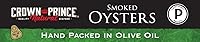 Vista 11 de Crown Prince Ostras ahumadas naturales en aceite de oliva puro, latas de 3 onzas (paquete de 18)
