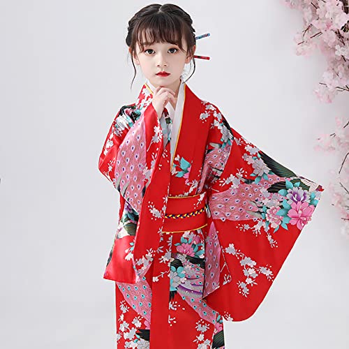 Disfraz completo kimono japonés para niñas miniatura 2