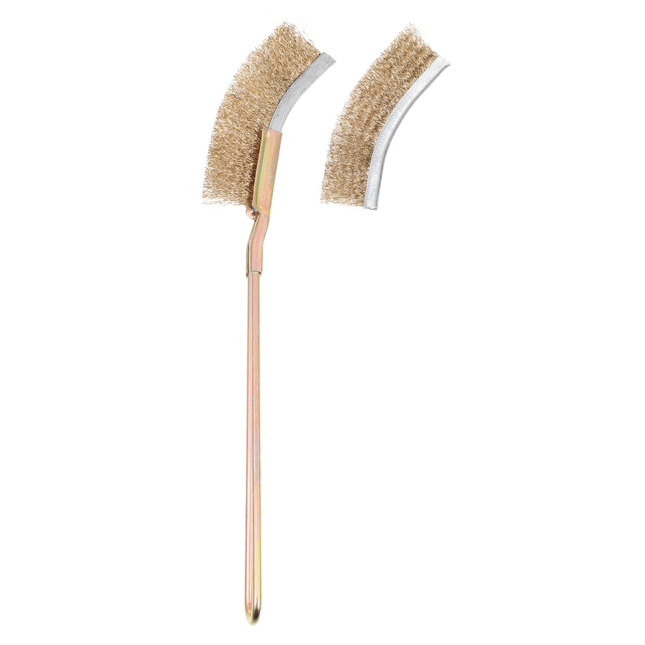 Hemobllo Bird Cage Cleaning Brush Wire Brush with Long Handle 9.44 Inch Practical Cage Cleaner for Small Animals and Bird Feeders Durable Steel Bristles