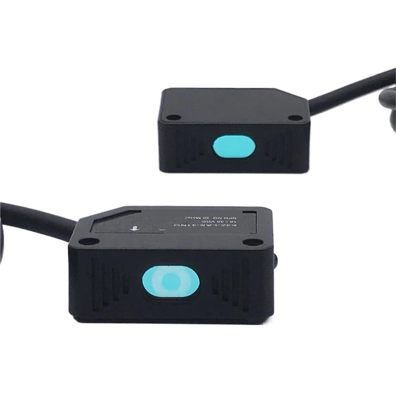 Interruptor fotoeléctrico de haz láser, Sensor infrarrojo NPN PNP, transmisión de larga distancia de 30 metros, interruptores de fotos pequeños, E3Z-LAS