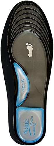 Alivio del dolor de pies en el talón, amortiguación de aire, inserciones ortopédicas, estabilidad de la plantilla, cómodo soporte de arco ayuda con