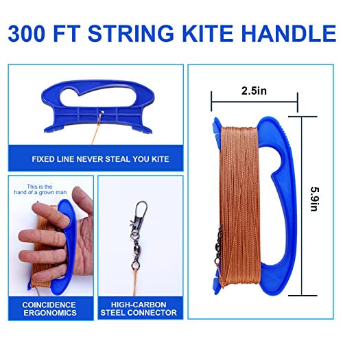 Simxkai Kite For Kids Adults,Easy To Fly Rainbow Kite,Best Delta Kite For Beginners Toddlers,Durable Kite C/W 300Ft String #TOP5