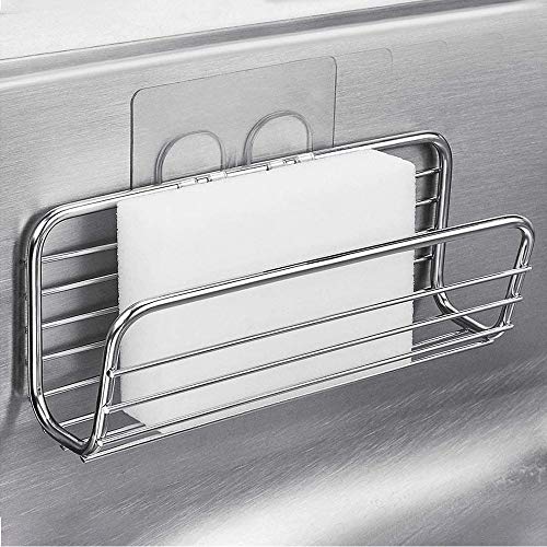 スポンジホルダー スポンジラック スポンジステーション スポンジ入れ シンク収納 スポンジ置き ステンレス 強力粘着固定 錆び防止 水切りかご シンク用品 スポンジステーション