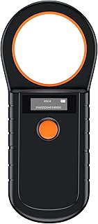 Alacrity Bluetooth Pet Microchip Reader Wireless RFID Animal Chip ID Reader Scanner Animal ID Tag Handheld Scanner Animal Tag Reader EMID FDX-B(ISO11784/11785) 134.2KHz/125KHz