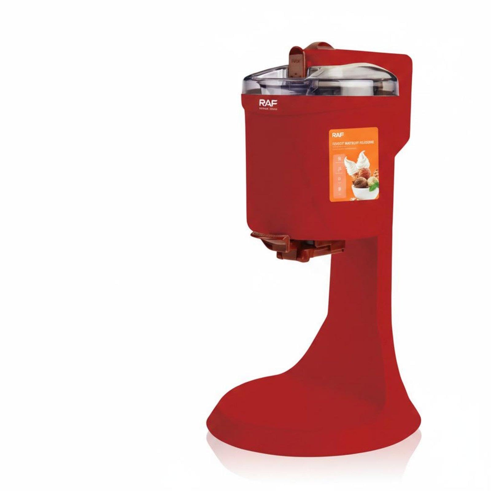 Household Gelato Machine Maker Compact Design Automatic | Household Gelato Machine Maker Compact Design Automatic Ice Easy to Clean Chilled Yogurt Red ABS Food-Grade Metal 1000Ml-image-22