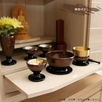 仏具セット　6 (仏具、仏壇) 楽天市場】仏具 6具足 仏具セット 真鍮 艶消し おしゃれ 北欧