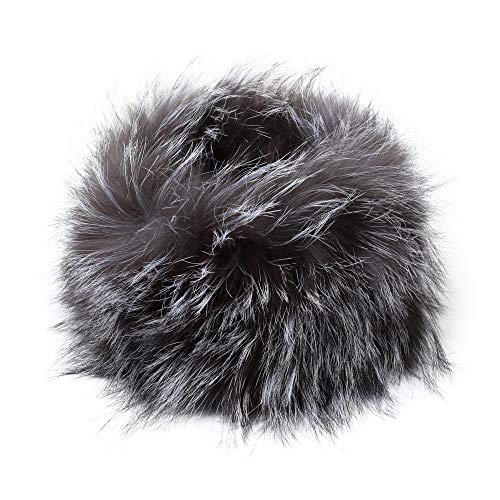Women's Fur Infinity Scarf Furry Neck Warmer Fluffy Loop Scarves Winter
