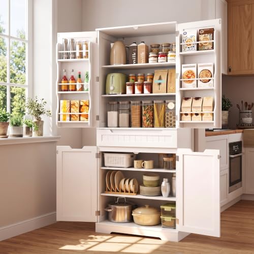 Gizoon 70' Tall Kitchen Pantry Cabinet with Doors...