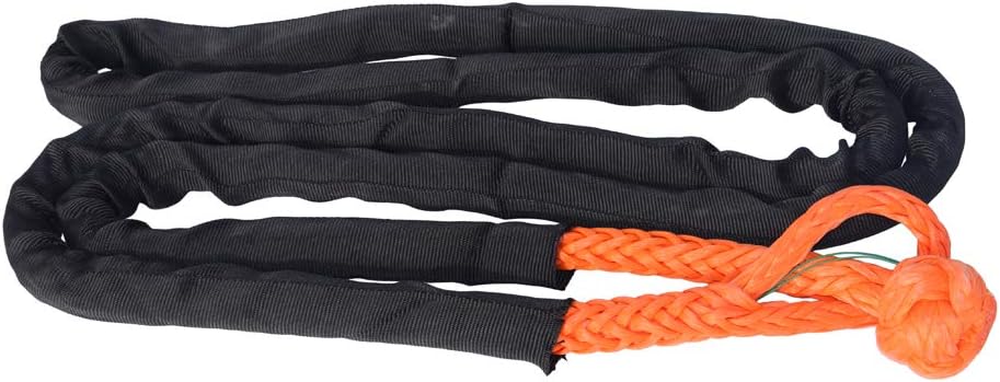3 Feet Tree Saver Strap Recovery Soft Shackle with Sleeve for Self Recovery