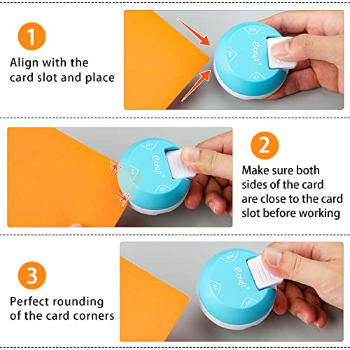 Ecraft 0031 Corner Rounder Paper Punch: 3 In 1 Corner Rounder Cutter thumb #3
