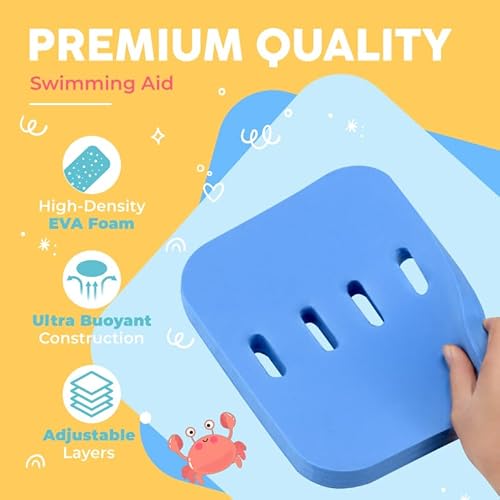 image for Sunlite Sports Back Float Swim Trainer with Adjustable Belt, Floatie w